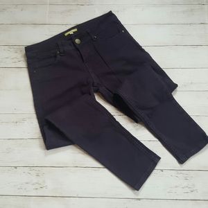 Gianni bini skinny eggplant purple jean size 25‎